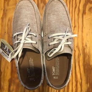 NWT Tom’s Culver Boat Shoes